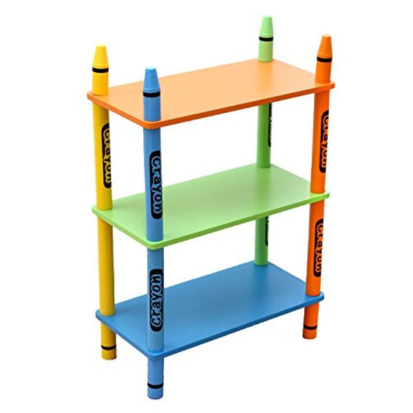 HALF PRICE! Crayon 3 Tier Childrens Shelving Unit