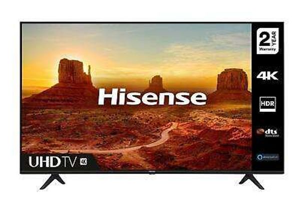 Save £60.00 - Hisense 65A7100FTUK 65" 4K Ultra HD HDR Smart TV with Freeview Play Sports Mode