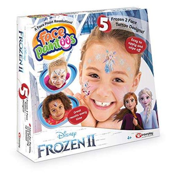 Save 48% - Face Paintoos FP201 Disney Frozen II (Temporary Face Paint Tattoos)