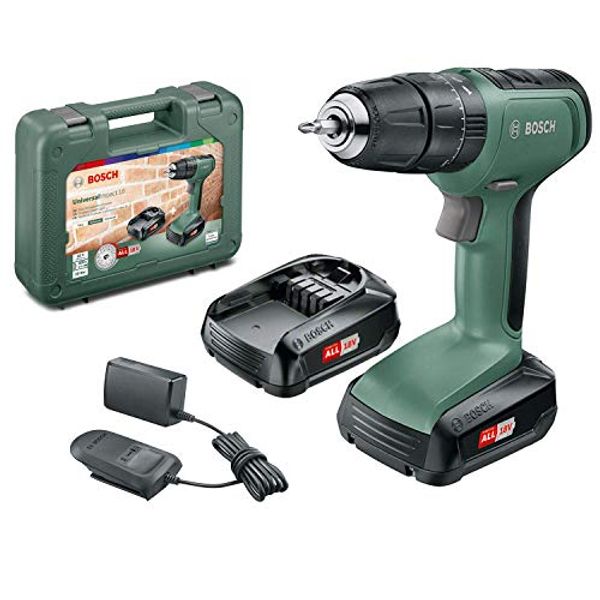 Save 33% - Bosch Cordless Hammer Drill UniversalImpact 18 (2x Batteries, 18 Volt System, in Carrying Case)