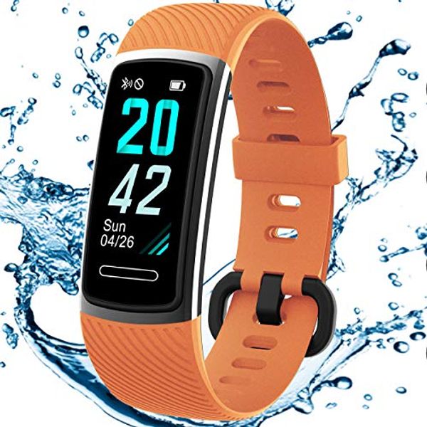 TEMINICE High-End Fitness Trackers HR, Activity Trackers Health Exercise Watch with Heart Rate and Sleep Monitor, Smart Band Calorie Counter, Step Counter, Pedometer Walking for Men Women