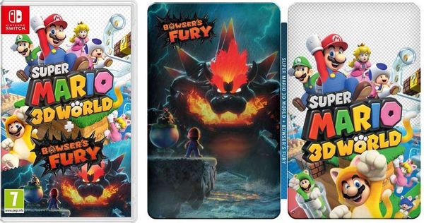 Super Mario 3D World + Bowser's Fury (Nintendo Switch) + Steelbook