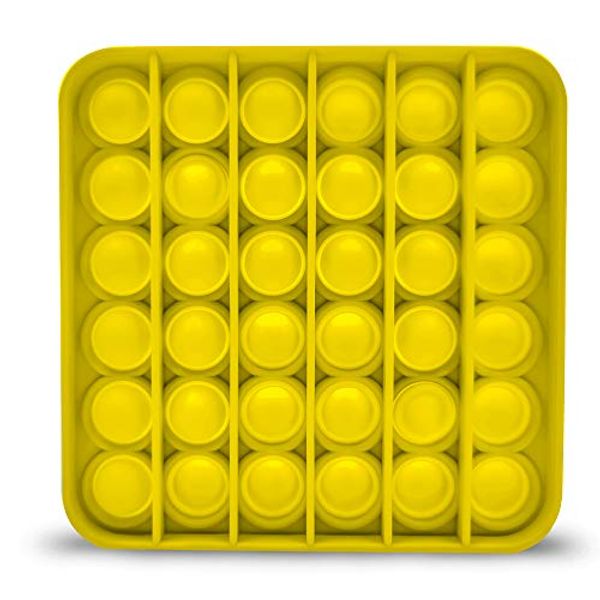 Save 43% - HJHY Square Push Pop Bubble Fidget Sensory Toi Push Pops Fideget for Kids and Family Push Pops for Stress and Anxiety Relief (B)