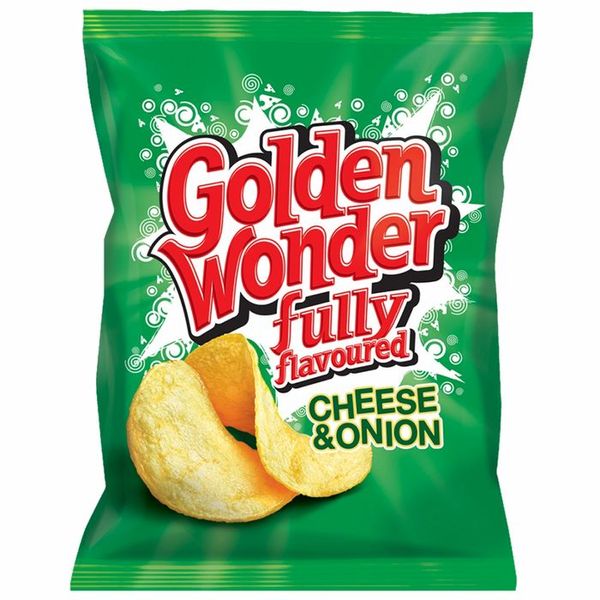 Save 36% - Golden Wonder: Cheese & Onion (Case of 48 Packs)