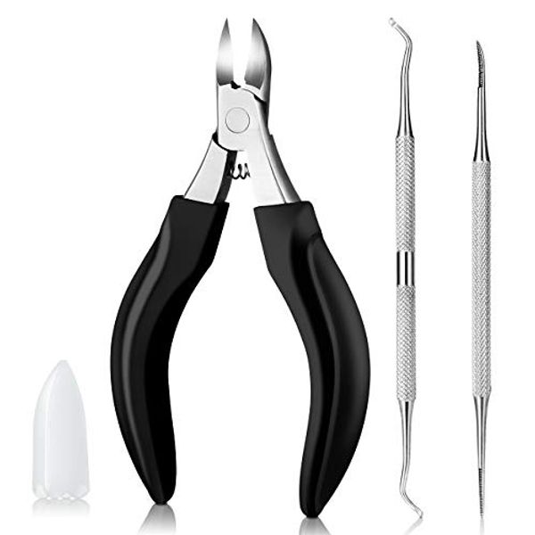 Save 61% - ATMOKO Toenail Clipper for Thick Toenails, Sharp Nail Clipper for Ingrown Thick Hard Toe nail Fingernail with Catcher File, Toenail Nipper Toenails Trimmer with Medical Stainless Steel Long Handle