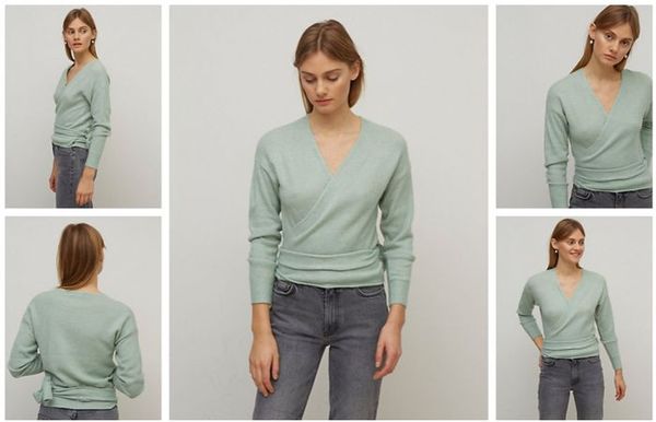 NOBODY'S CHILD Wrap Cardigan