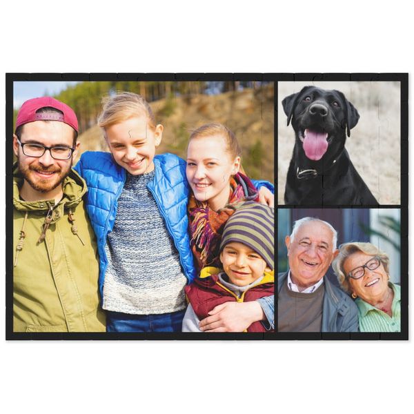 Bordered Collage Custom Colour