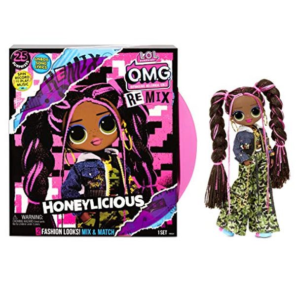 Save 25% - LOL Surprise OMG Remix - With 25 Surprises - Collectable Fashion Doll, Clothing and Accessories - Honeylicious