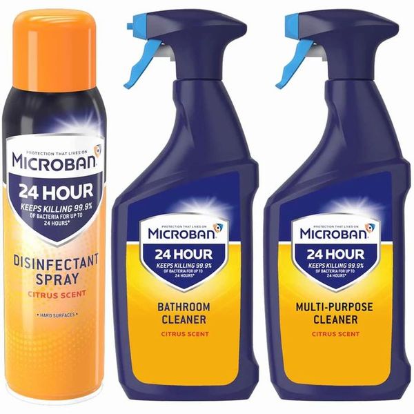 Microban Citrus Antibacterial Cleaner Bundle