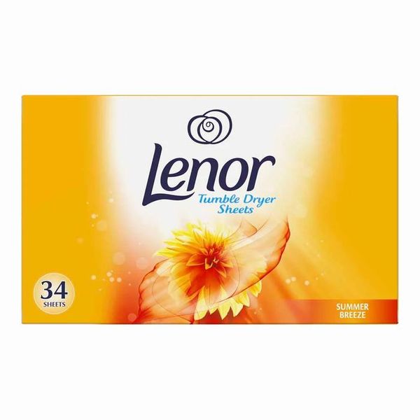 Lenor Summer Breeze Tumble Dryer Sheets 34 pack