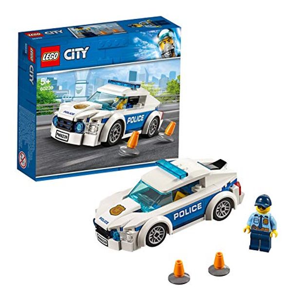 Save 20% - LEGO 60239 City Police Police Patrol Car Car Toy with Policeman Minifigure, Chase Vehicle Sets for Kids