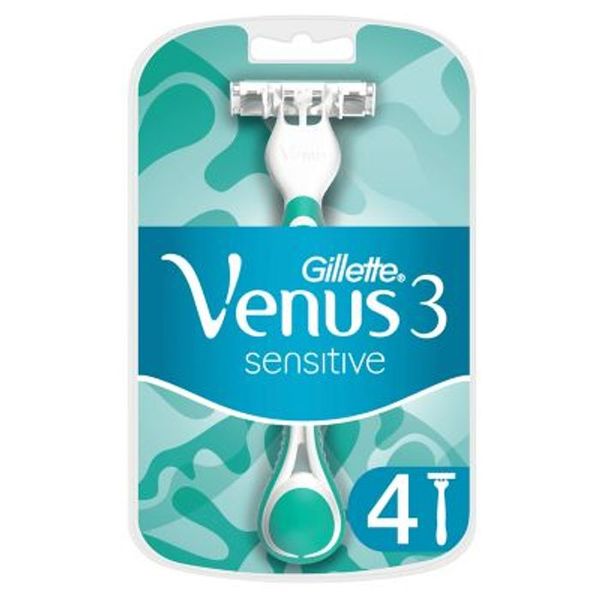 Venus Sensitive Women's Disposable Razors - 4 Pack