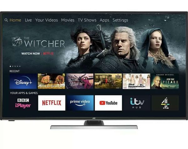 Save £90.99 - JVC LT-55CF890 Fire TV Edition 55" Smart 4K Ultra HD HDR LED TV Amazon Alexa