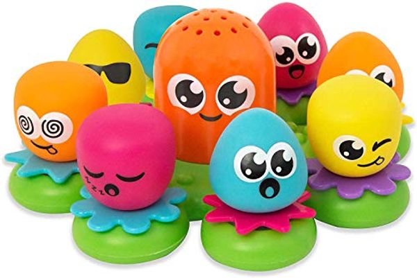 Save 61% - TOMY Toomies Octopals Number Sorting Baby Bath Toy | Educational Water Toys For Toddlers | Suitable For 1, 2 & 3 Years Old Boys & Girls