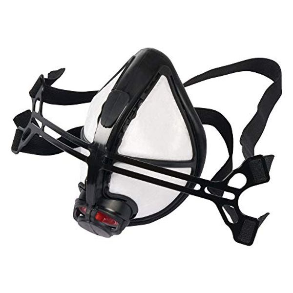 Save 42% - Trend STE/LP/ML/5 Air Stealth Lite Pro Face FFP3 Mask and 5 Filters Pack, Black, Single Frame & x5