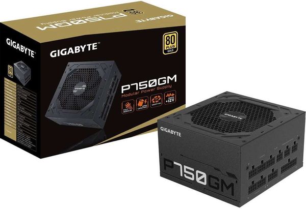 GIGABYTE P750GM 750w 80 Plus Gold Fully Modular Power Supply