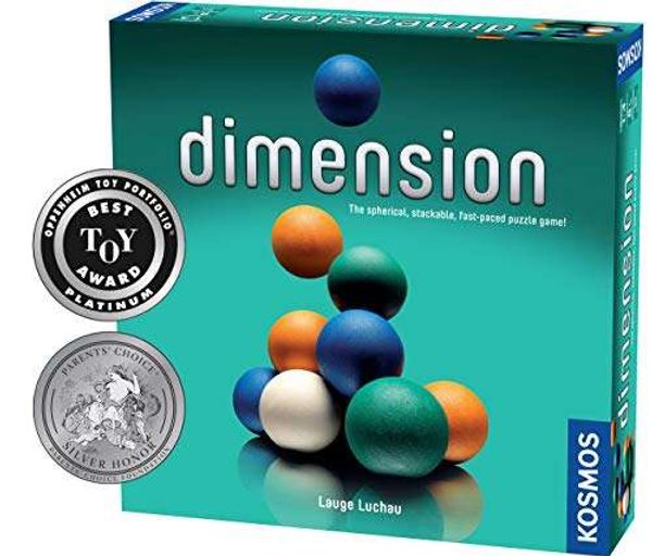 Thames & Kosmos 692209 TAK692209 Dimension | The Spherical Stacking Dimensional Family Board Game, 2-4 Players |, Standard