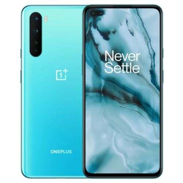 Save £40.50 - OnePlus NORD - 128GB Unlocked Android Smartphone in Blue Marble or Grey Onyx, UK