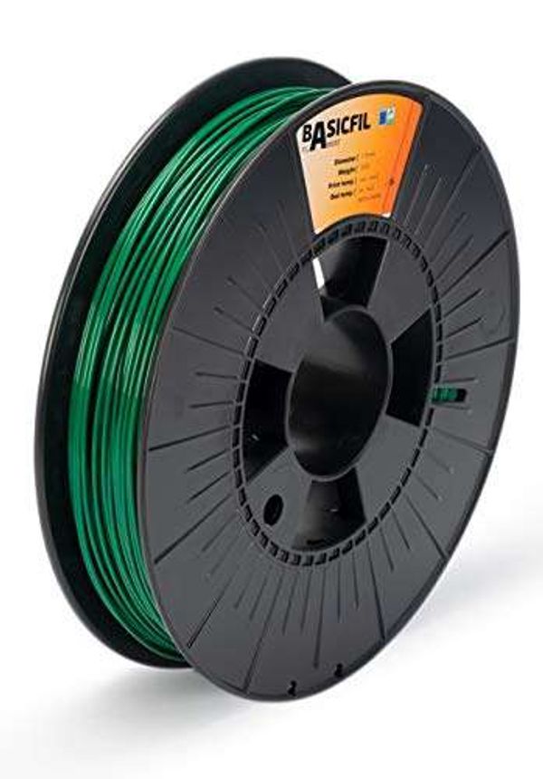 BASICFIL PLA 1.75mm, 500 gr, 3D printing filament , Green