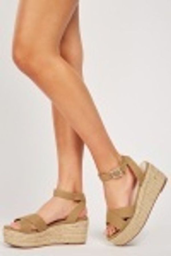 ESPADRILLE PLATFORM SANDALS