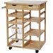 Argos Home Pine Tile Top Kitchen Trolley Only £43.5