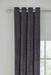 Argos Home Velour Lined Eyelet Curtain - 168x229cm ( Black ) £15.99 In selected Stores