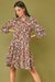 Ditsy Floral Printed Shirt Dress