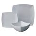 Argos Home Soft Square Porcelain 12 Piece Dinner Set - White824/0604