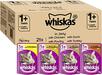 Save 33% - Whiskas Wet food pouches, delicious and tasty poultry selection in jelly, suitable for cats aged 1+, 84 x 85 g