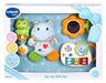 Save 27% - VTech My First Gift Set New Baby Gifts, New-born Baby Toys Including Hippo Animal Plush, Baby Teether, Baby Rattle & Baby Musical Toy, Baby Toys 0, 6, 12 Months & Over for Boys & Girls