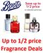 Boots Fragrance DEALS - save up to 1/2 Price