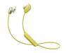 Sony WI-SP600N Wireless Sports Headphones with Noise Cancelling and IPX4 Splash Proof - Yellow