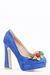 Embellished Flower Block Heels (IF THEY'RE YOUR KIND of SHOE)