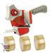 1 X PACKING TAPE GUN DISPENSER 50mm & 3 X STRONG ROLLS CLEAR TAPE 48MM X 66M NEW