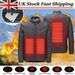 Electric Thermal USB Padded Coat Body Heated Hoodie Jacket Winter Warmer Clothes