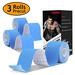 Save £2.10 - Deilin Kinesiology Tape Precut, Elastic Therapeutic Sports Tapes for Knee Shoulder and Elbow, Waterproof Athletic Physio Muscles Strips, Breathable, Waterproof, Latex-Free