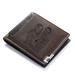 Wallet Mens Personalised Photo Wallets for Men Photo Wallets for Men,Engraved Leather Wallet Personalised, Personalised Gifts for for Father,Husband,Son (#2dark Brown)