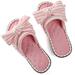 ULTRAIDEAS Women's Memory Foam Open Toe Slide Slippers with Adjustable Strap, Ladies' Slip-on House Shoes Spa Mules Sandals with Indoor Outdoor Anti-Skid Rubber Sole