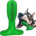RUCACIO Dog Toy Dog Toothbrush Stick Dog Chew Toys for Medium Large Dogs Puppy Dental Care Brushing Effective Doggy Teeth Cleaning Massager Nontoxic Natural Rubber Bite Resistant (M)