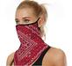 Save Β£0.98 - SuperX Unisex Bandana Face Mask reusable washable cycling fabric cloth face covering and dust protection mask Neck Gaiter Women Men