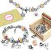 Biib Girls Charm Bracelet Making Kit - Gifts for Teenage Girls, Girls Jewellery Making Kits for Kids, Girls Gifts for 8-12 Year Old Girls, DIY Arts and Crafts for Kids, Top Christmas Gifts 2020