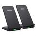 CHOETECH Wireless Charger, 2-Pack 7.5 / 10W QI Fast Wireless Charging Stand for iPhone SE 2020/11 Pro / 11 Pro Max/Xs/Xs Max/XR /X/8 Plus,Samsung Galaxy S20 Plus/Note 10 /S10/S9/S8,Huawei P 30Pro etc.