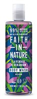 Save 39% - Faith in Nature Natural Lavender & Geranium Body Wash, Nourishing Vegan & Cruelty Free, Parabens and SLS Free, 400 ml