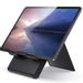 Lamicall Foldable Tablet Stand - Adjustable Tablet Holder Desktop Stand Dock Compatible with New iPad 2020 Pro 9.7, 10.5, 12.9, iPad Air mini 2 3 4, Switch, Samsung Tab, other Tablets - Black