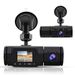 Dual Dash Cam,FHD 1080P Front and 720P Inside Cabin Car Dash Camera 1.5 Inch LCD Screen Dashboard Cam With 4 IR LEDs,G-Sensor,Motion Detection,Parking Mode,Loop Recording,WDR