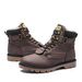 gracosy Mens Ankle Boots Winter Snow Warm Boots Fur Lined Lace Up Comfy Ankle Casual Boots Fashion Men Flat Martin Boots Outdoor Anti Slip High Top Work Boot Faux Fur Sneakers Footwear