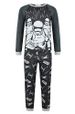 Boys Pyjamas Star Wars Charcoal 2PC Night WEAR Cuffed HEMS 3 4 5 6 7 8Y New