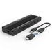 Save 20% - FIDECO M.2 NVME External SSD Enclosure, PCIe USB 3.1, Gen 2 Adapter with 10Gbps Transfer Rate, USB C Hard Drive Caddy/Case for M-Key & M+B Key NVME SSD 2230/2242 / 2260/2280, Support UASP