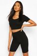 Recycled Rib Crop Top