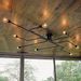 Save 69% - Industrial Vintage 8 Lights Semi Flush Ceiling Light Vintage Wrought Iron Large Black Chandelier Ceiling Lamp for Dining Room Kitchen Living Room Lighting